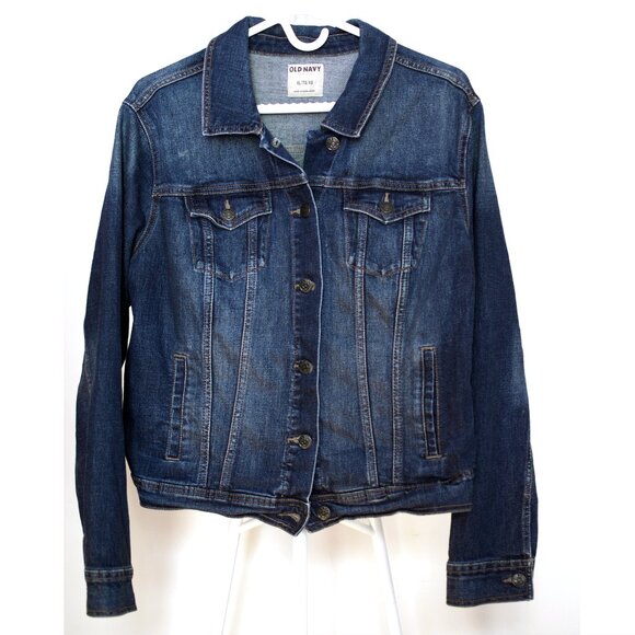 Blue Denim Jean Jacket / Old Navy / Size XL - Picture 1 of 9